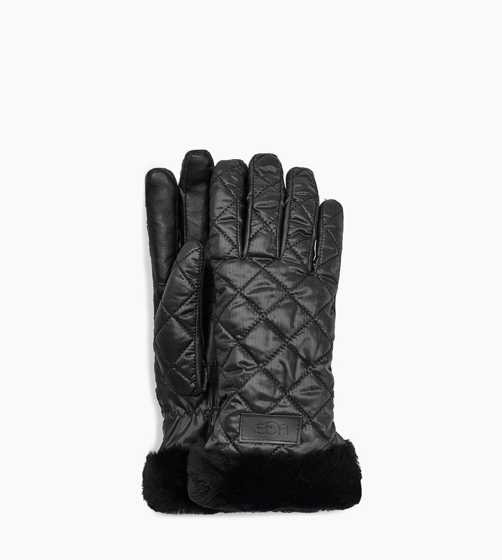 Ugg Gloves Canada - Ugg Women's Quilted Performance Black